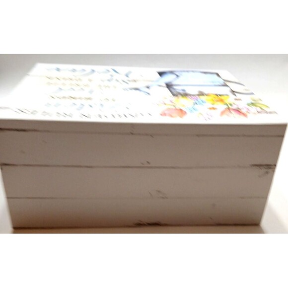 Decorative Gift Box Garden Rules Hook And Loop Closure Flowers Relax Cottage - Picture 7 of 11